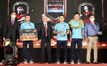 Tuyen futsal Viet Nam dung dau giai Fair Play 2021 hinh anh
