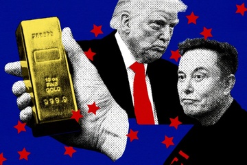 Ong Trump va Musk 'thoi lua' thuyet am muu ve kho vang 4.580 tan hinh anh