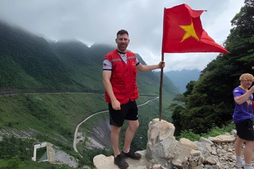 Du khach den Ha Giang gay 'sot' mang vi giong het Messi hinh anh
