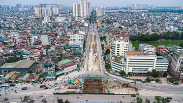 Toàn cảnh hầm chui Kim Đồng - Giải Phóng dự kiến về đích quý I/2026
