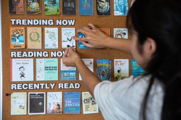 Can co 'he sinh thai' phu tro tiet doc sach trong truong hoc hinh anh