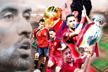 Cu xoay compa cua Busquets tro thanh hoai niem hinh anh