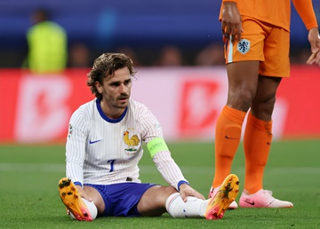 Griezmann gay that vong trong tran hoa cua tuyen Phap hinh anh