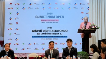 Viet Nam lan dau to chuc giai Taekwondo G1 quoc te hinh anh