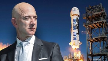 Hanh trinh ra ngoai khong gian cung Jeff Bezos trong 10 phut hinh anh
