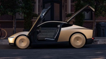 Cuoi cung taxi tu lai cua Tesla cung duoc ra mat hinh anh