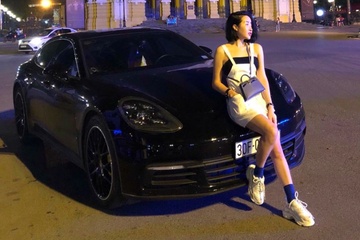 Dan xe chuc ty dong xuat hien cung 'hot mom' Cun Bong truoc khi bi bat hinh anh