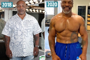 Mike Tyson giam 45 kg hinh anh