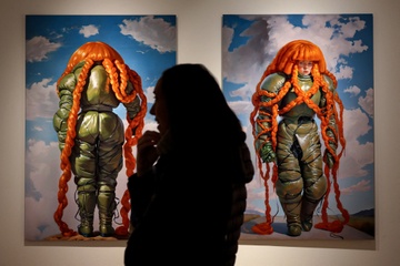 Christie's 'hot bac' tu phien dau gia tranh cua AI hinh anh