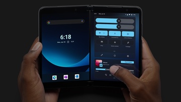Microsoft khai tu smartphone 2 man hinh hinh anh