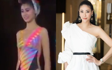 Man trinh dien bikini cua Ha Kieu Anh 28 nam truoc hinh anh