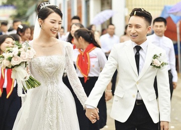Toan canh le cuoi cua Phan Manh Quynh va Khanh Vy hinh anh