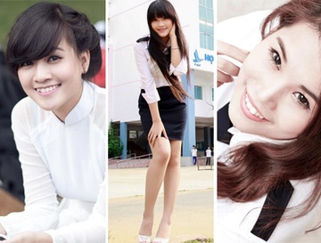 4 nu sinh xinh dep noi tieng cua truong Hang khong hinh anh