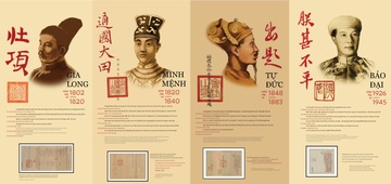 Chiem nguong hon 100 buc thu phap cua 10 vi vua trieu Nguyen hinh anh