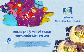 Phat dong hoi thi ve tranh voi thong diep 'Sach - Cho ban, cho toi' hinh anh