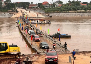 Cau phao Phong Chau hoat dong lai hinh anh