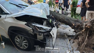 Oto tong lien hoan xe may o Ha Noi, cu ba 60 tuoi tu vong hinh anh