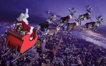 Mot ngay nua, chuyen phat qua cua ong gia Noel duoc cap nhat tren web hinh anh