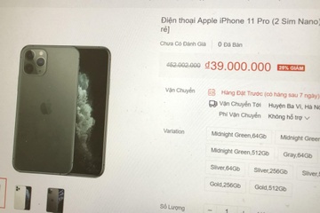 iPhone 11 giam gia 10 trieu dong o VN la tro bip Black Friday hinh anh