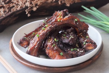 Meo lam suon nuong mem bang noi chien khong dau hinh anh