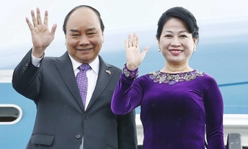 Chu tich nuoc Nguyen Xuan Phuc sap tham Singapore hinh anh