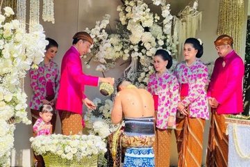Tong thong Indonesia dang anh mung le cuoi con trai ut hinh anh