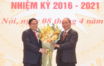 Ban giao cong viec cua Thu tuong Chinh phu hinh anh