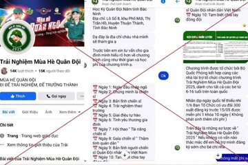 Phụ huynh sập bẫy lừa khi đăng ký 'trại hè quân đội' cho con