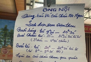 Ông nội gây sốt với cách khiến ‘khối nghỉ hè’ hạn chế điện thoại