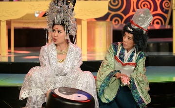 Le Khanh - Thu Trang hoc theo than bai TVB de dien hai hinh anh