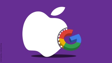 Apple va tham vong loai Google khoi he sinh thai iOS hinh anh