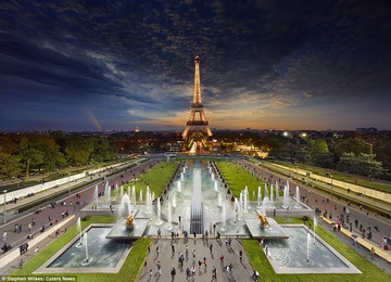 Chup 1500 buc anh de co mot Eiffel nua sang nua toi hinh anh
