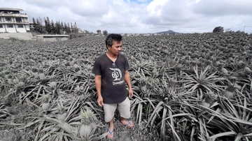 Nui lua phun trao nhan chim dao cua Philippines trong bien tro bui hinh anh
