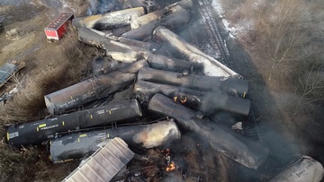 Hiem hoa dioxin lo lung tren dau cu dan East Palestine hinh anh