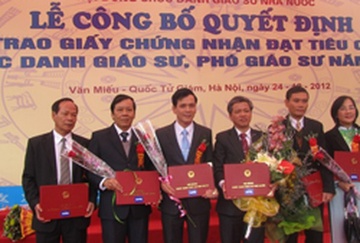 Hang loat giao su, pho giao su khong co bai bao ISI/Scopus hinh anh