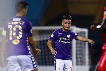 Quang Hai phoi hop voi Van Quyet khuay dao hang thu Hai Phong hinh anh