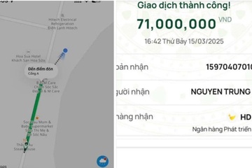 Tai xe Grab tra lai 71 trieu sau 10 ngay lum xum vu khach chuyen nham hinh anh