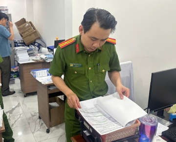 Khám xét trụ sở Công ty Cổ phần môi trường Hải Âu
