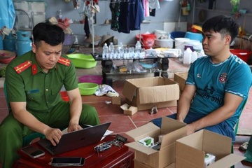 Khoi to chu co so san xuat my pham gia, doanh thu 6 ty o Bac Giang hinh anh