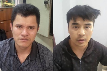 Bat giu tai xe va phu xe cho hang qua tai, chong doi CSGT hinh anh