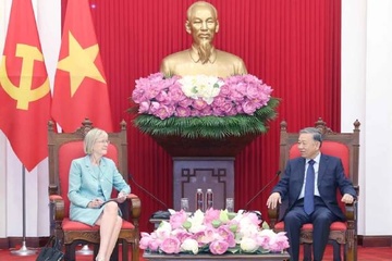 Tong Bi thu To Lam tiep Dai su Australia bat dau nhiem ky tai Viet Nam hinh anh