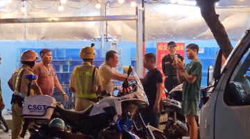 Khống chế nhóm người chống đối CSGT kiểm tra nồng độ cồn