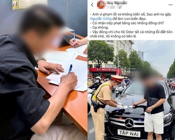 Dùng AI tạo ảnh bị CSGT xử phạt, thanh niên nhận 'trát phạt' 7,5 triệu