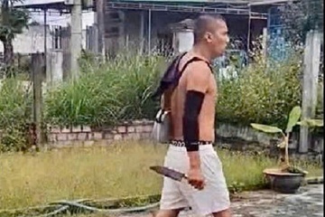 Bắt khẩn cấp đối tượng dùng súng tự chế bắn anh trai
