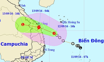 Ap thap giat cap 9 huong vao Da Nang -  Quang Ngai hinh anh