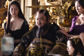 Dong Trac cua 'Chan Tam Quoc vo song' thay so dong phim voi my nhan hinh anh