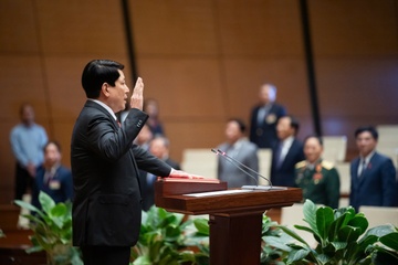 Tan Chu tich nuoc Luong Cuong tuyen the nham chuc hinh anh