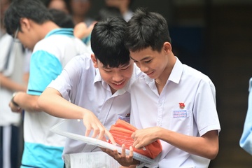 Thi vao lop 10 o TP.HCM khong con cang thang nhu truoc hinh anh