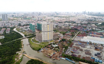 Du an lon nhat khu Nam Sai Gon bi ban de tra no ngan hang hinh anh