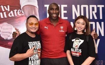 Fanpage doi bong Arsenal dang anh chuc mung dam cuoi Vinh Rau hinh anh